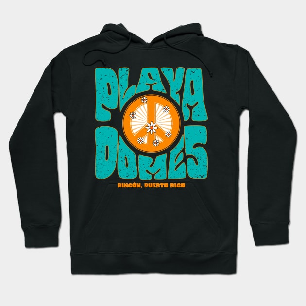 Playa Domes Rincón Puerto Rico Hoodie by liomal